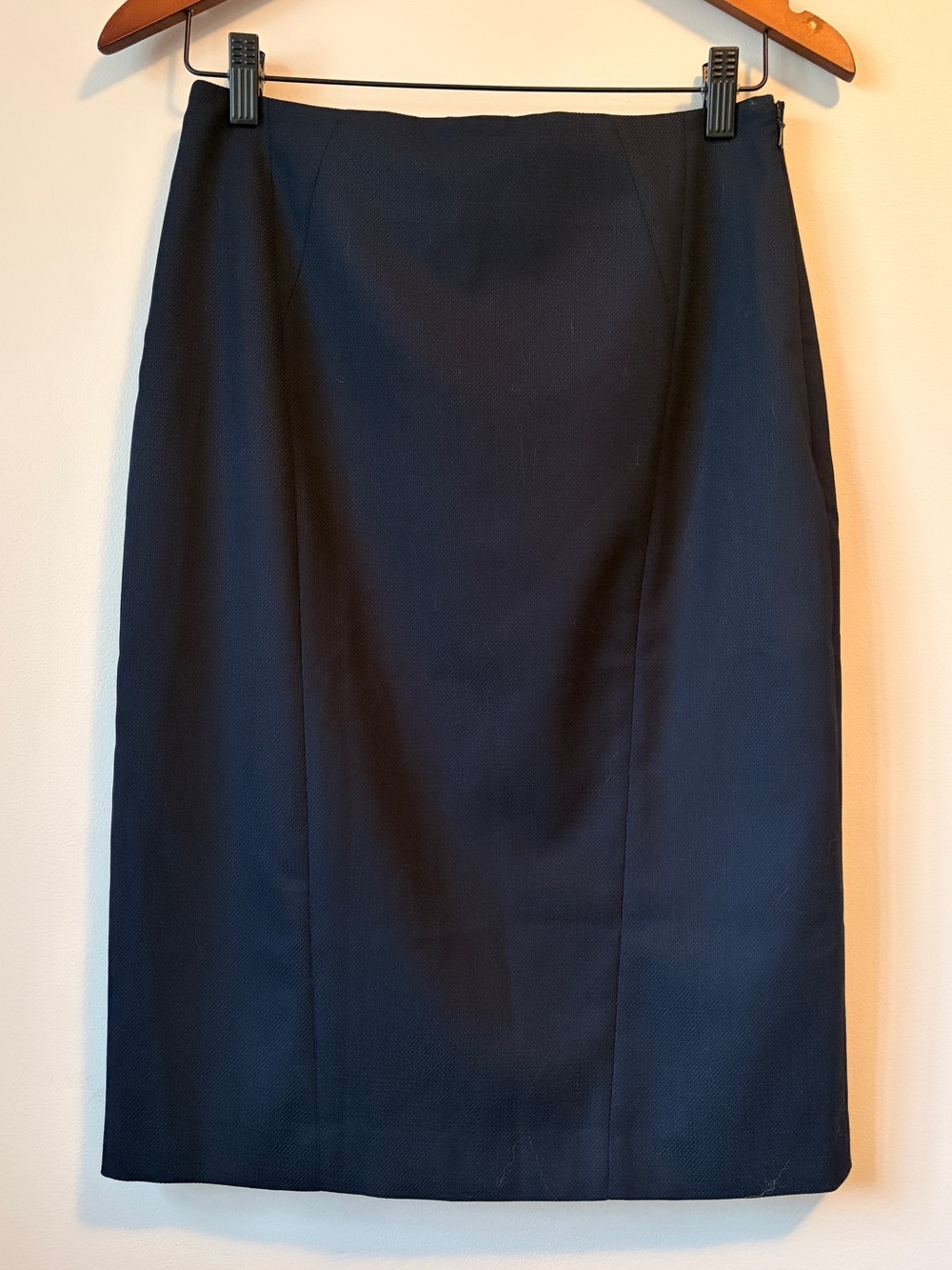 Reiss Hartley Tailored Navy Blue Pencil Skirt 6 Medium M